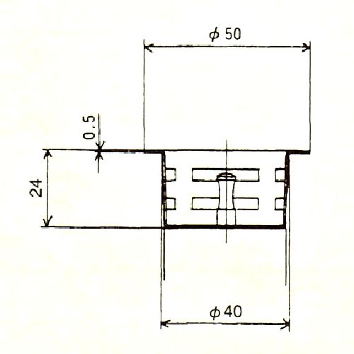 画像: 真鍮製カゴ(真鍮共栓TO-184用)