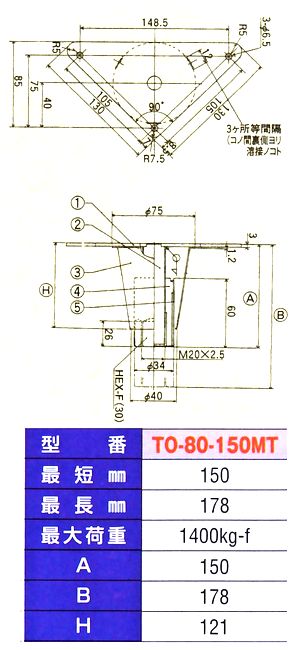 画像: アジャスト脚　三角座　