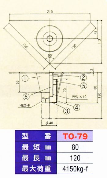 画像: アジャスト脚