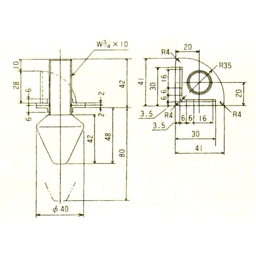 画像: アングル用アジャストボール　TO-122CV(座のみ)