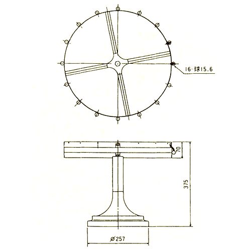 画像: オーダークリッパー据置き用(18インチ)　φ455×H360ｍｍ