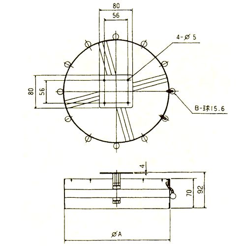 画像: オーダークリッパー吊下げ用(18インチ)　φ455