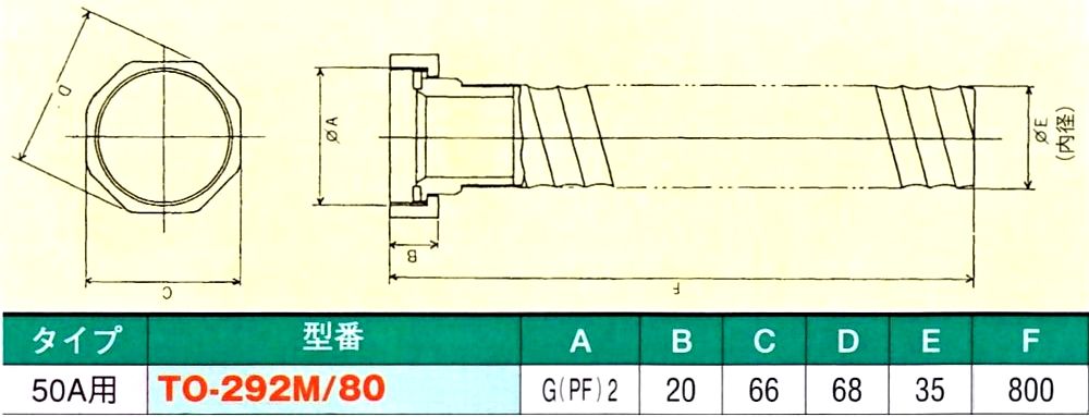 画像: 排水ジャバラホース　50A用