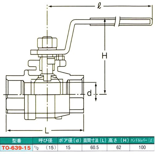 画像: ボールバルブ　ＵＦ1000型（フルボア）